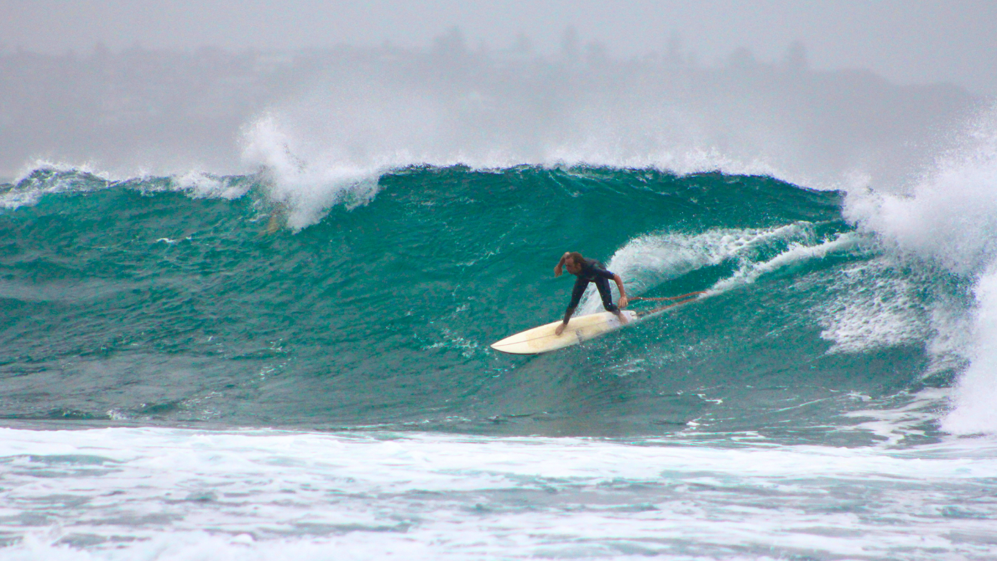 Manly surfing