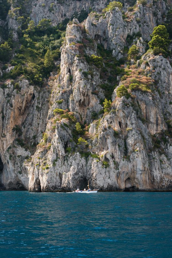 Capri costa amalfi en campervan